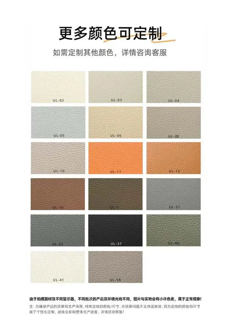 Italian leather sofa modern simple living room left and right concubine small apartment Nordic leather sofa combination