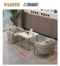 Linlamim Fabric Sofa Set Furniture Living Room Sofa Set with Desk and Stools / Big U Shape Cloth Couch Sofas for Home Furniture