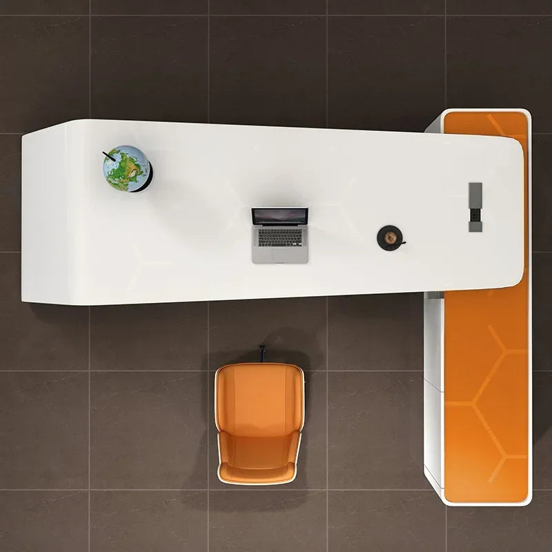 Luxury Conference Office Desk Organizer Standing Modern Customized Computer Desks Reception Cute Escritorio Oficina Furniture