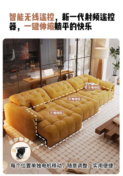 Luxury Living Room Sofas Large European Nordic Electric Modern Foldable Puffs Couch Bed Chaise Designer Divani Home Furniture
