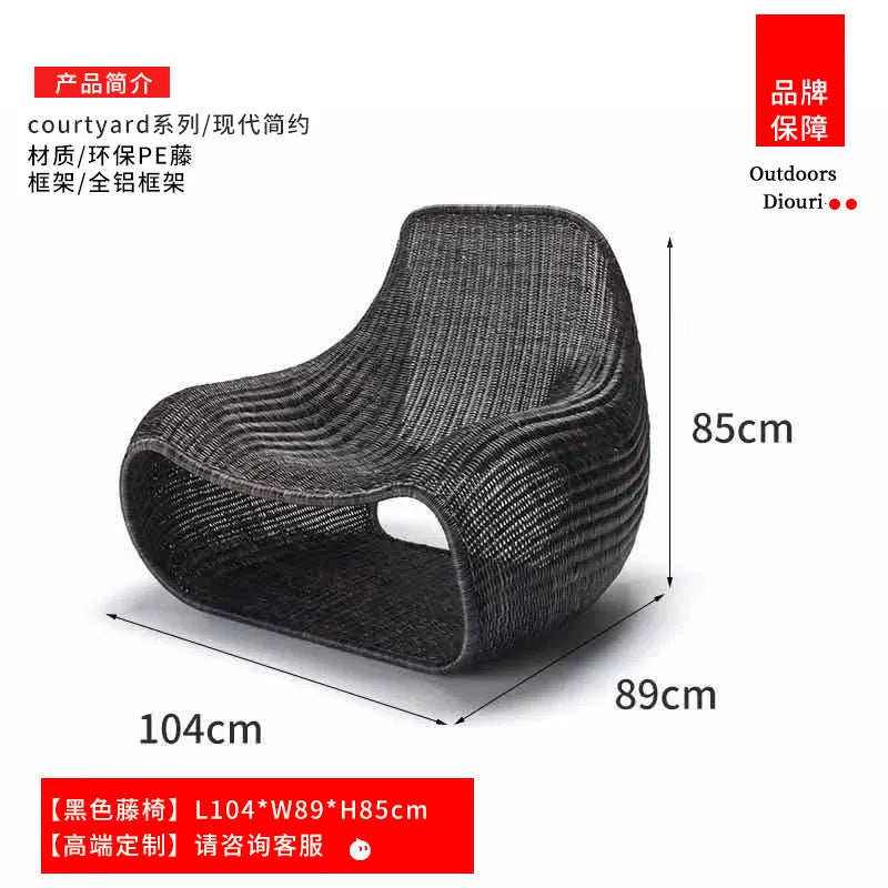 Simple Creative Living Room Chair Homestay Balcony Popular Retro Living Room Chair Home Furniture Sedile Per Soggiorno YS40CC