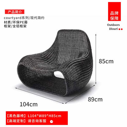 Simple Creative Living Room Chair Homestay Balcony Popular Retro Living Room Chair Home Furniture Sedile Per Soggiorno YS40CC