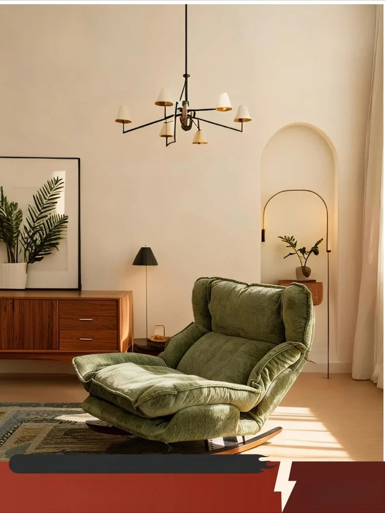 Soft Fabric Single Leisure Sofas Adjustable Recliner Balcony Livingroom Multi-functional Lazy Sofa Home Furniture 거실 소파