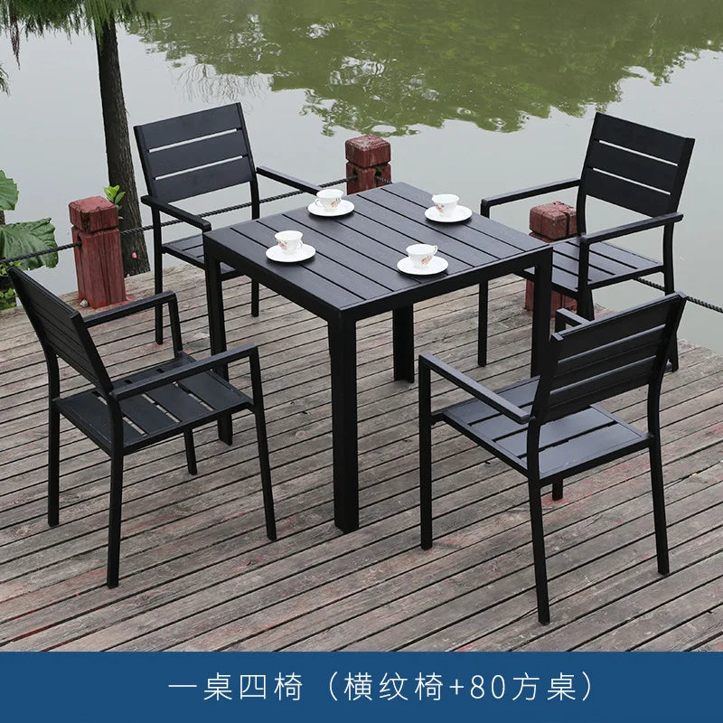 Outdoor parasol, villa cafe, milk tea shop, open-air dining bar, central column umbrella