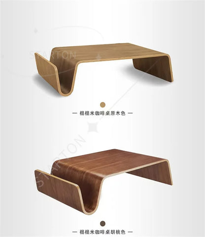 Multiple Styles To Choose From Creative and Simple Modern Japanese Ash Solid Wood Coffee Table, Household Tatami Tea Table