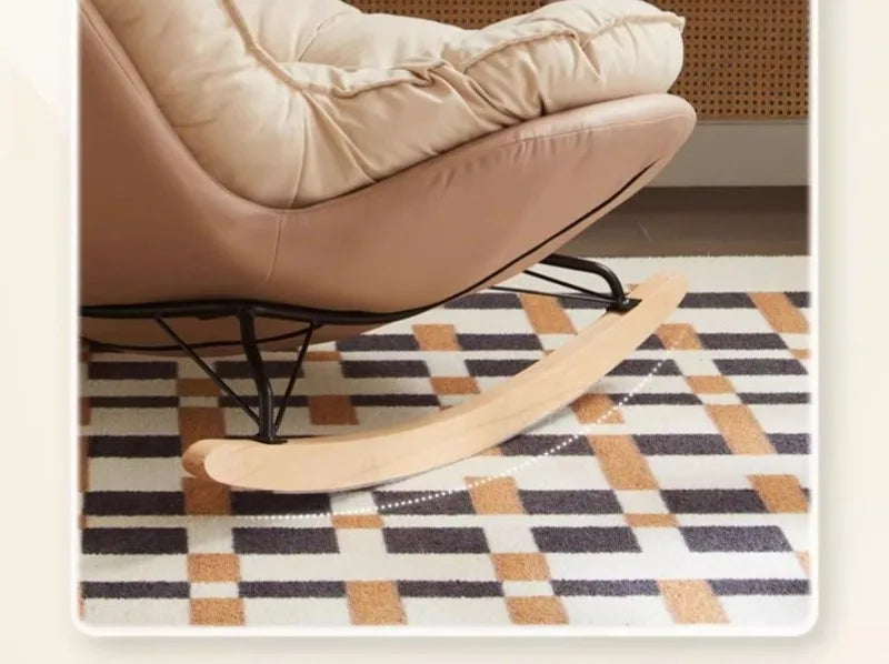 Thickened Penguin Rocking Chair Balcony Sofa Home Bedroom Leisure Chair Wide