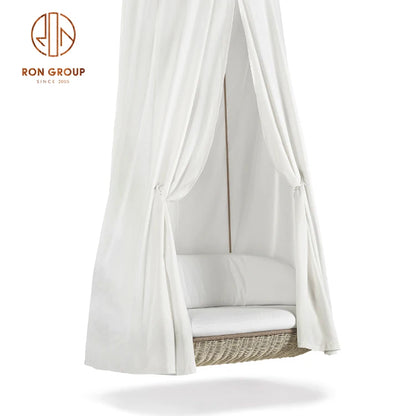 High Quality Wholesale Outdoor Garden Furniture Single Seating Tree Reclining Rattan Chairs Hammock Swing Egg Patio Chair