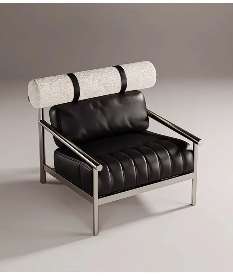 Single sofa chair creative metal homestay lazy leisure chair