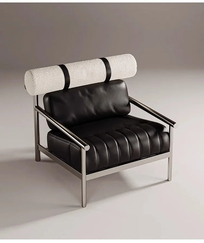 Single sofa chair creative metal homestay lazy leisure chair