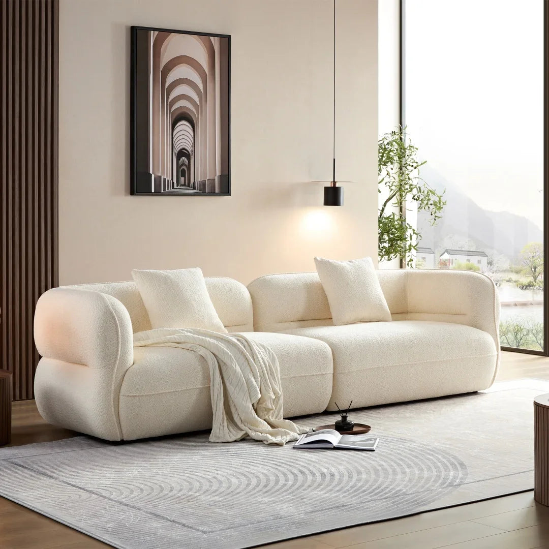 For Modern Cloth Modular Green Sofa Set Furniture for Home Luxury Sectional Curved Soft Couch Living Room Sofas