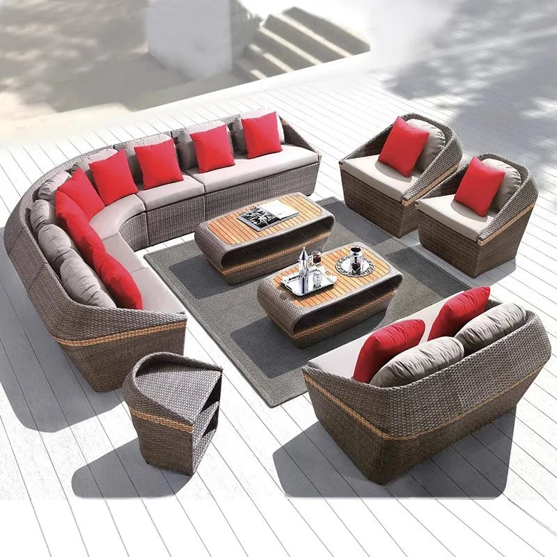 Minimalist Design Outdoor Sofas Luxury Accent Personality Nordic Garden Sofas Creative Hotel Furniture Arredo Giardino Lshysf