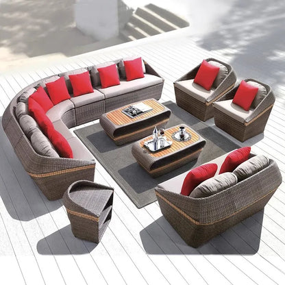 Minimalist Design Outdoor Sofas Luxury Accent Personality Nordic Garden Sofas Creative Hotel Furniture Arredo Giardino Lshysf