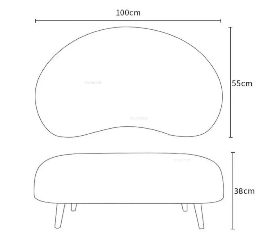 Curved Living Room Sofas Living Room Furniture Cream Style Beauty Salon Sofa Clothing Store Rest Area Reception Sofab