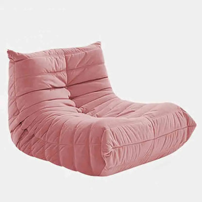 Single Seated Foam Sofa Armless Floor Sofa Lazy Couch Living Room Bedroom Balcony Leisure Chair Reading Chair Fireside Chair
