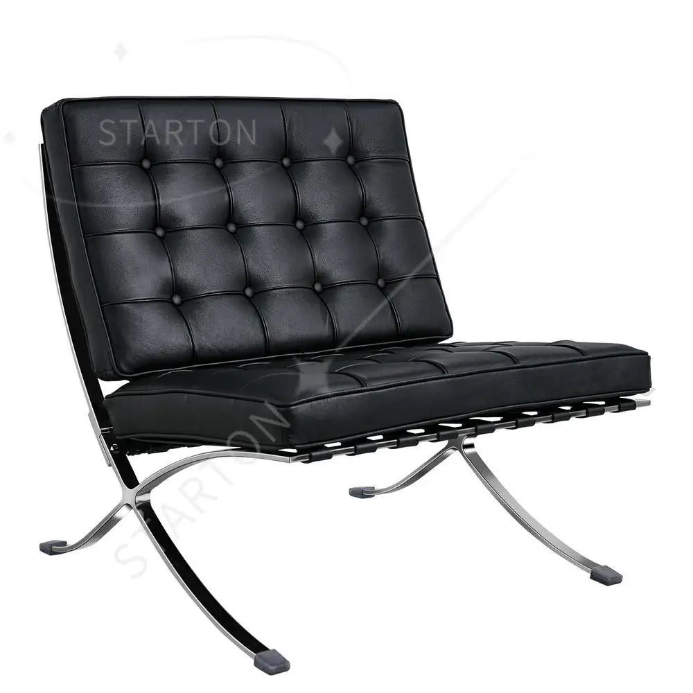 Mid Century Leather Lounge Chair, Club Seat Chair With Foldable Feature