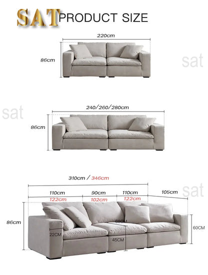 Modern design L-shaped sofa set Living room furniture combination set Modern living room white home sofa