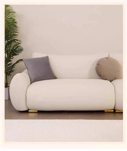 Nordic Cloud Living Room Sofas Cream Loveseat Tiny House Comfortable Living Room Sofas Relaxing Ergonomics Muebles Furniture