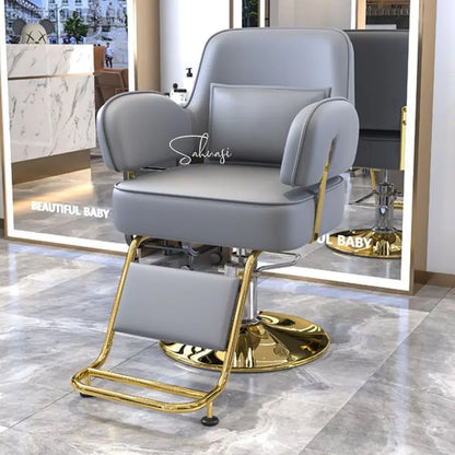 Hair Barber Shop Chair Salon Special Cutting Modern Style Hairbarber Swivel Liftable Furniture Lift Hairdressing Beauty Chairs