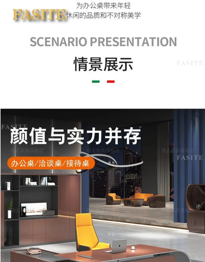 Office Furniture Desk Complete Boss Desk Modern Manager  Fashion