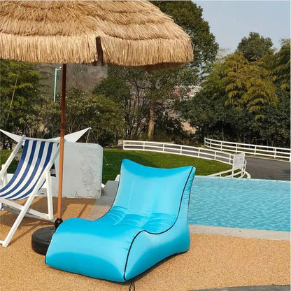Inflatable Sofa Beach Camping Hiking Picnics Music Festivals-easy Inflation Air Chair Lounger Fabric Foldable Backyard Use