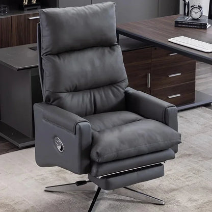 Armchair Ergonomic Office Chairs Meeting Boss Modern Recliner Office Chair Swivel Adjustable Office Furniture Silla Oficina LLOC