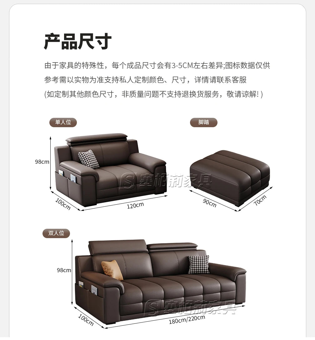Leather Tables Living Room Sofas Luxury Modern Recliner Conference Tables Living Room Sofas Couch Lazy Muebles Home Furniture