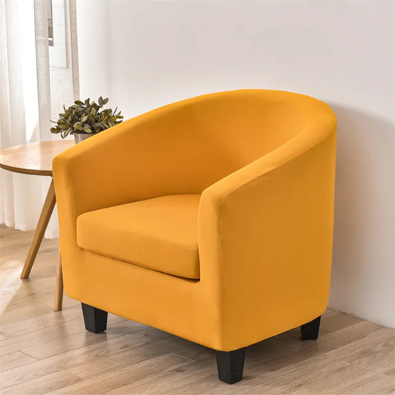 Elastic Spandex Tub Chair Cover Stretch Armchair Cover Club Sofa Slipcover for Living Room Couch Covers with Seat Cushion Covers