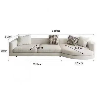 Italian Minimalist Sofa Modern Light Luxury Living Room Sofas Comfortable Girl Unusual Aesthetics Sillon Cama Home Furniture