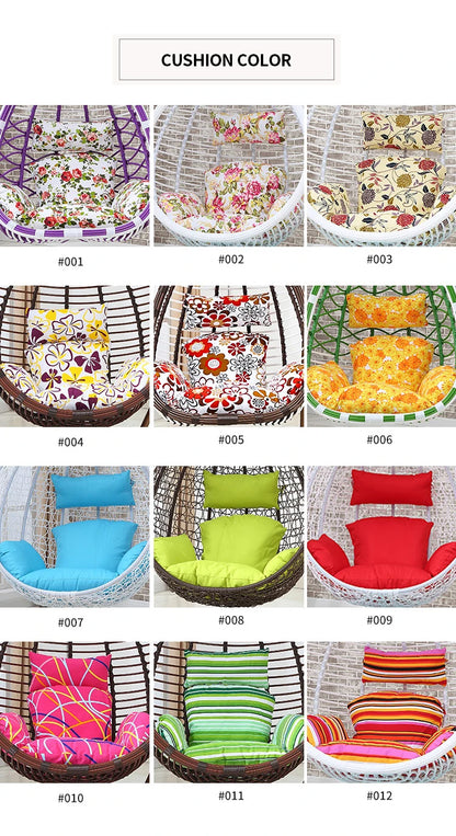 New Style Patio Swings Indoor Hanging Swing Chair Outdoor Furniture Bedroom Garden Nest Egg Chair Customized