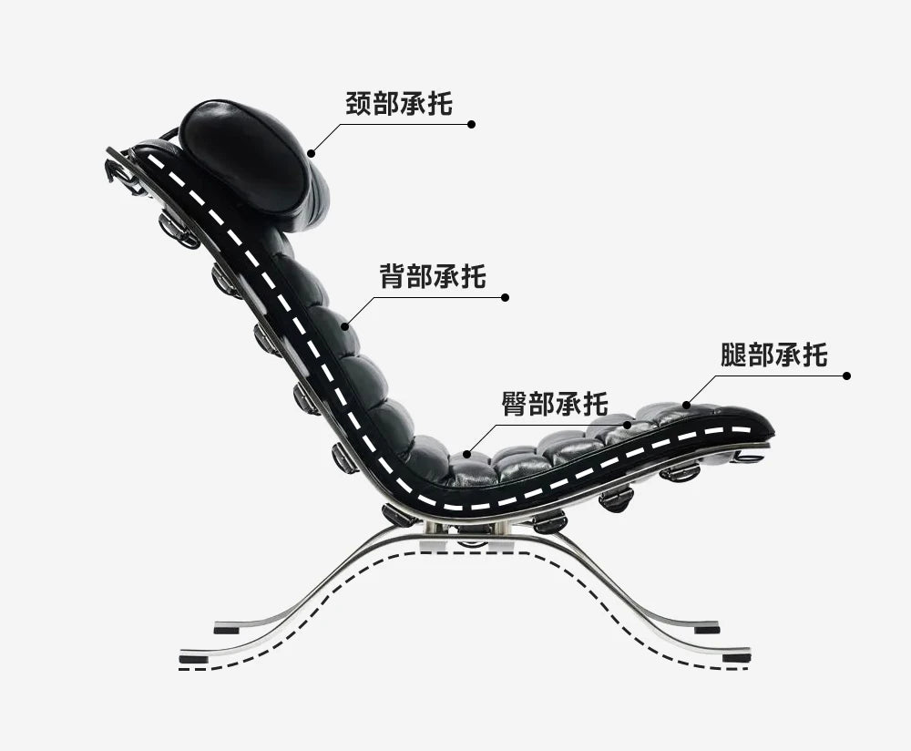Customizable full leather sofa chair