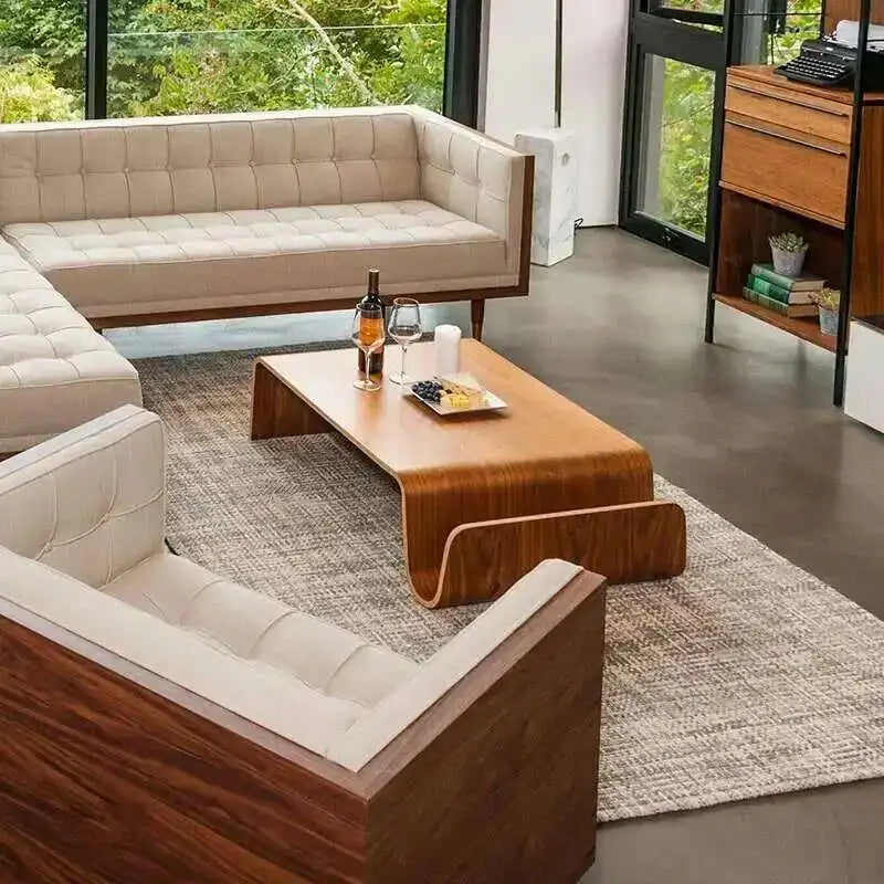 Console Corner Tea Design Side Center Coffee Table Wooden Dining Small Coffee Table Auxiliary Couchtisch Modern Furniture XY50BT