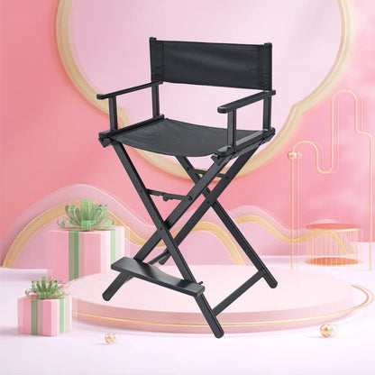 Outdoor Modern Portable All Aluminium Lounge Chair with Headrest - Portable Makeup Artist/Beach Chair Bar Office Makeup Chair