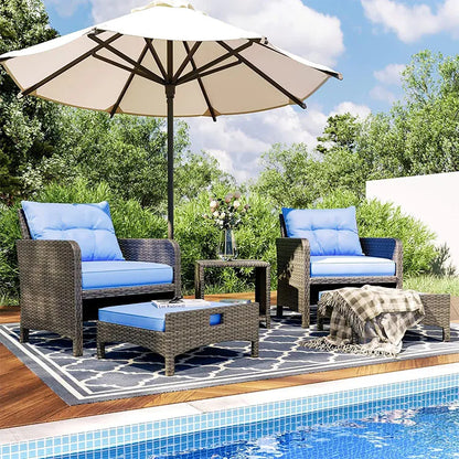 Hot SalesDygj Modern Design Outdoor Patio Furniture Durable & Comfortable Wicker Rattan Sofa Set & Garden Chair For Courtyard &