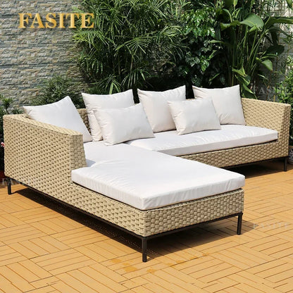 Stylish Outdoor rattan chairs, sofas, courtyards, gardens, leisure rattan art sofas, tea table combinations, sunlight rooms