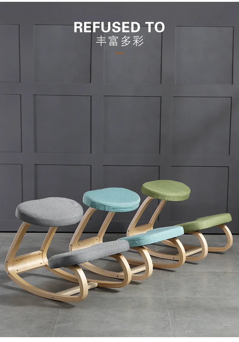 Corrective Kneeling Chair Posture Correction Learning Chair To Correct Sitting Posture Computer Chair Solid Wood Rocking