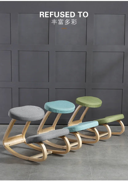 Corrective Kneeling Chair Posture Correction Learning Chair To Correct Sitting Posture Computer Chair Solid Wood Rocking
