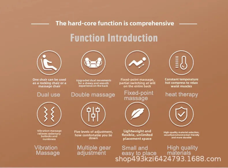 Soft chair household small multi-functional office recliner massage rocking  intelligent  sofa Pedicure  armchair  sillas