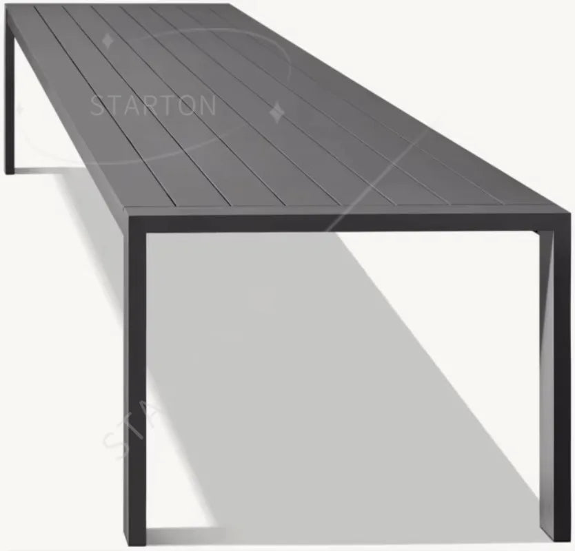 Luxury Design 6 Pieces Patio Garden Furniture Aluminum Outdoor Dining Tables and Chairs Set