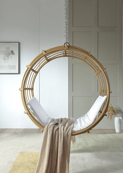 Interior and exterior swings for household balcony hammock outdoor imitation rattan chair round cradle chair hanging chair
