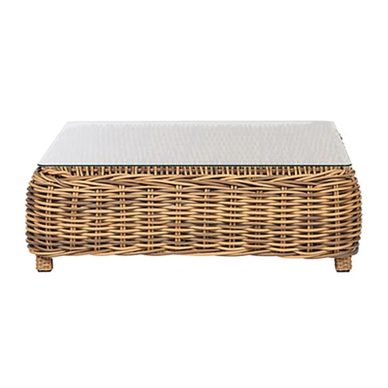 Modern Leisure Hotel Outdoor Garden Lounge Sofa Sectional Set Wicker Rattan Patio Balcony Furniture for Living Room