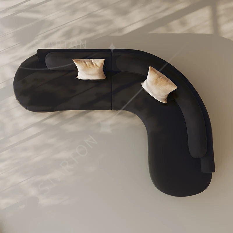 White Minimalist Comfortable Large Size Living Room Sofas Terrace Furniture