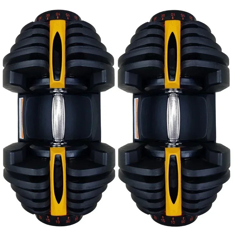 for New Style Change Weight Sport Men's Home Fitness Fast Automatic Adjustable 5/10- 40kg/90LBS Set Dumbbell