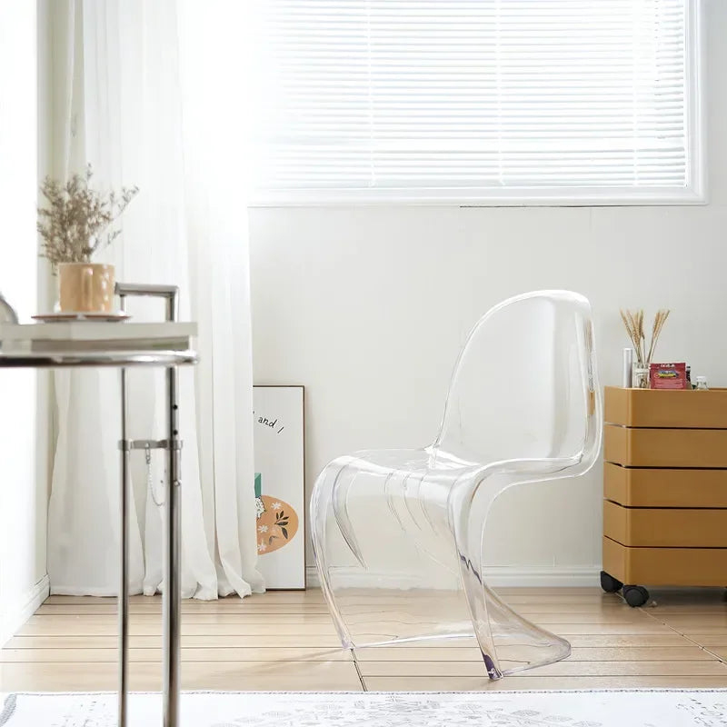 Nordic dining chair, creative negotiation chair, leisure balcony beauty chair