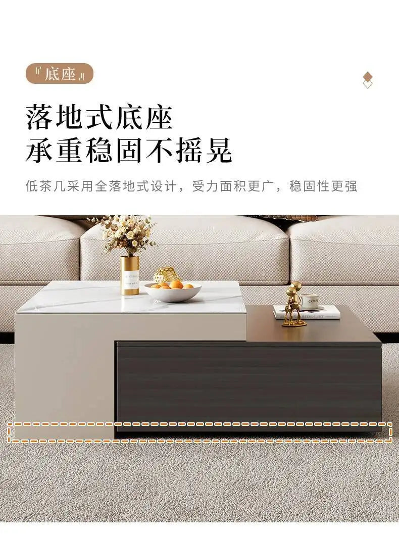 Minimalist Beauty Coffee Tables Italian Rectangular Industrial Trendy Coffee Tables Nordic Classic Mesa De Centro Furniture