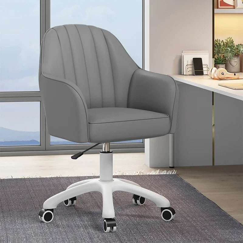 Nordic Home Computer Chair Office  Book Desk Chair Sliding Wheelchair Dormitory Lifting Chair Sofa Comfortable Bedroom