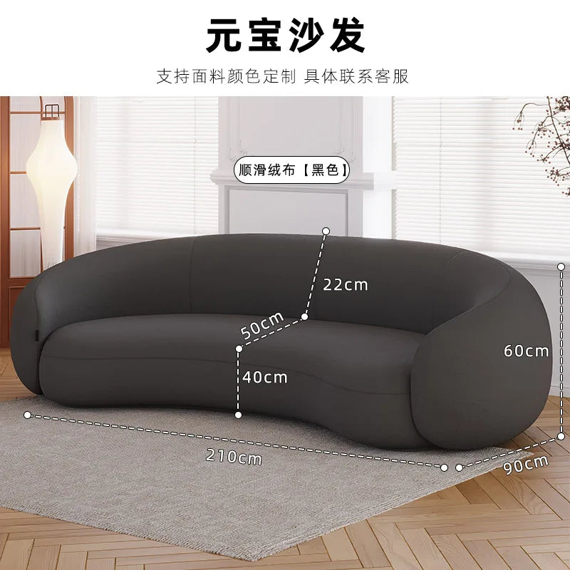 LH living room small apartment hotel lobby beauty salon reception fabric sofa