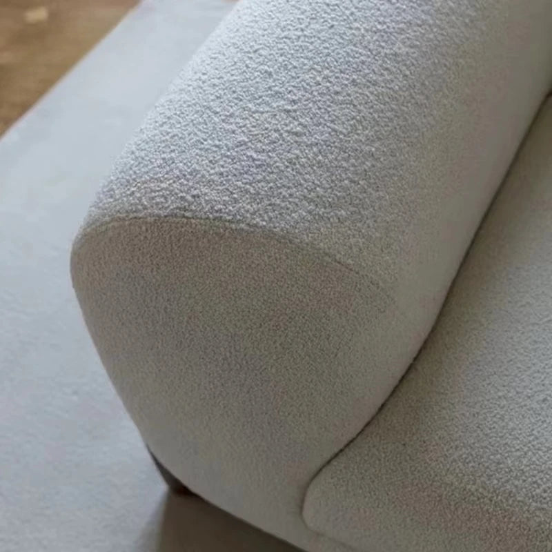Minimalist Style Modern Simple Luxury Small Couch Living Room Sofa Cashmere White Sofa