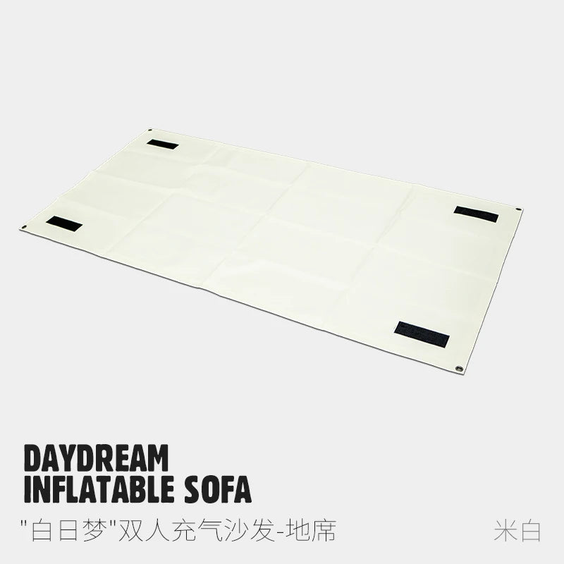 Double and Single Inflatable Sofa with Built-in Air Pump, Comfortable and Portable for Camping and Leisure Home Use
