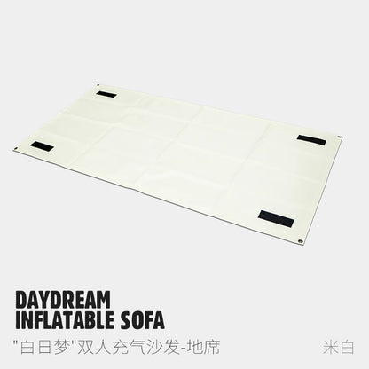 Double and Single Inflatable Sofa with Built-in Air Pump, Comfortable and Portable for Camping and Leisure Home Use