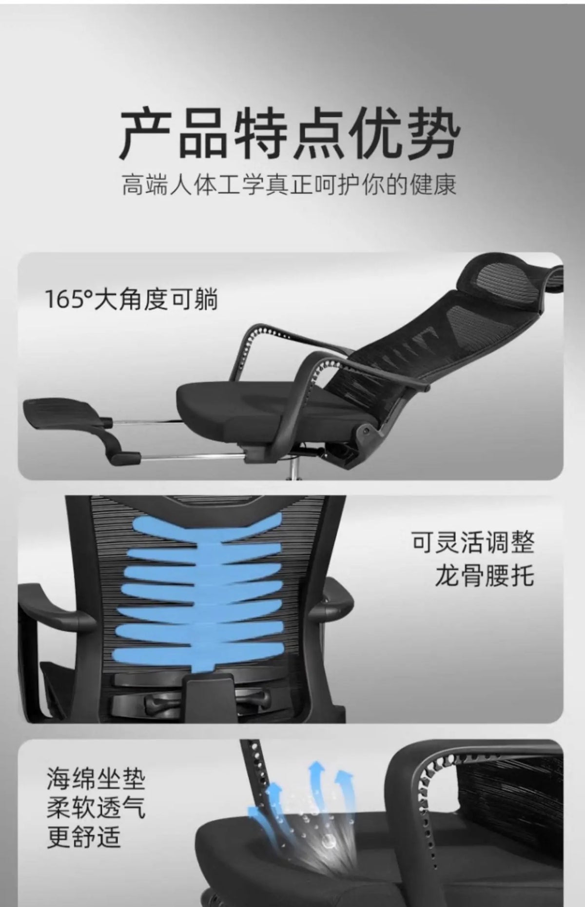 Simplicity Recliner Office Chairs Gaming Computer Relaxing Armchair Office Chair Comfort Adjustable Office Furniture Sillas LLOC
